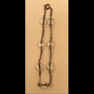 Antique 14k White Gold Bracelet